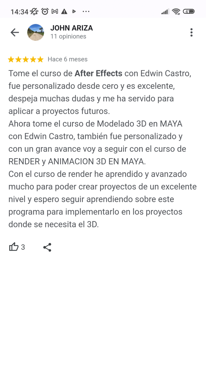 testimonios curso premiere pro